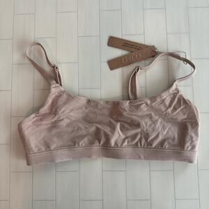 NWT SKIMS Fit Everybody Scoop Bralette - beige S*